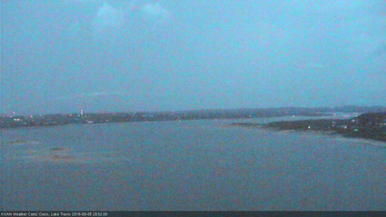 Lake Travis webcam, September 5, 2018 7:05 PM CT