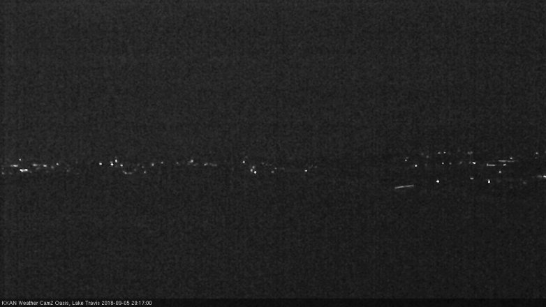 Lake Travis webcam, September 5, 2018 7:20 PM CT
