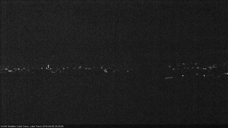 Lake Travis webcam, September 5, 2018 7:30 PM CT