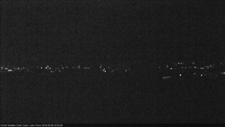 Lake Travis webcam, September 5, 2018 7:35 PM CT