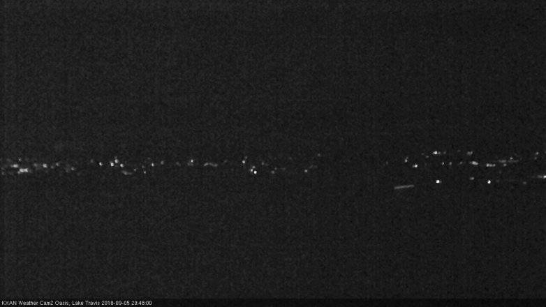 Lake Travis webcam, September 5, 2018 7:50 PM CT