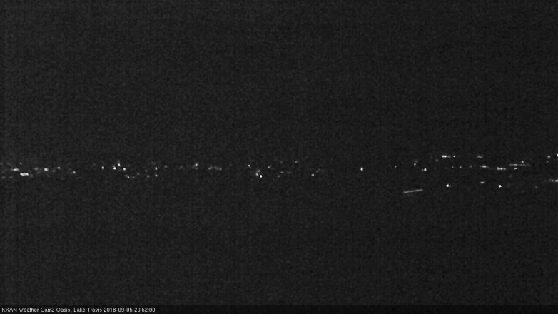 Lake Travis webcam, September 5, 2018 7:55 PM CT