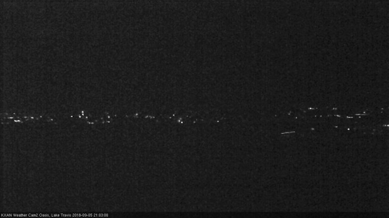 Lake Travis webcam, September 5, 2018 8:05 PM CT