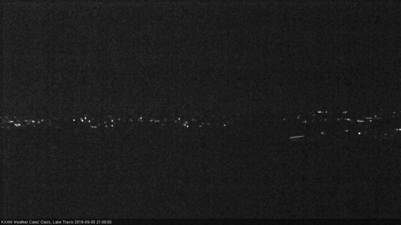 Lake Travis webcam, September 5, 2018 8:10 PM CT