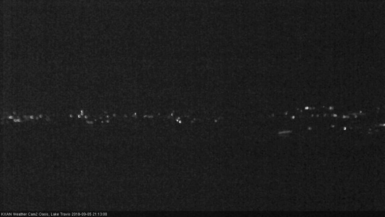 Lake Travis webcam, September 5, 2018 8:15 PM CT