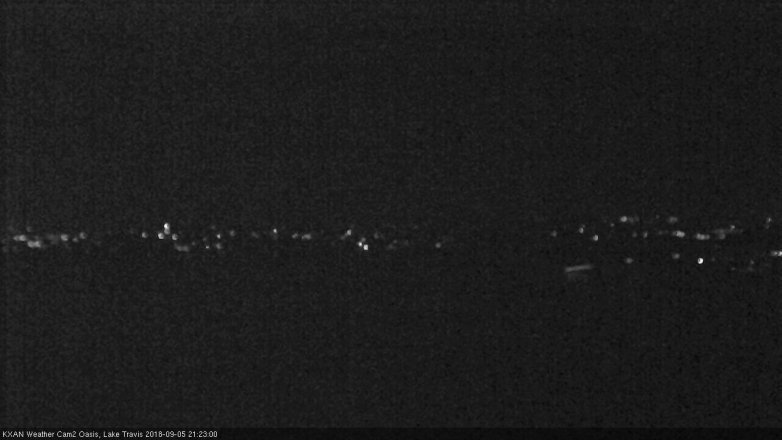 Lake Travis webcam, September 5, 2018 8:25 PM CT