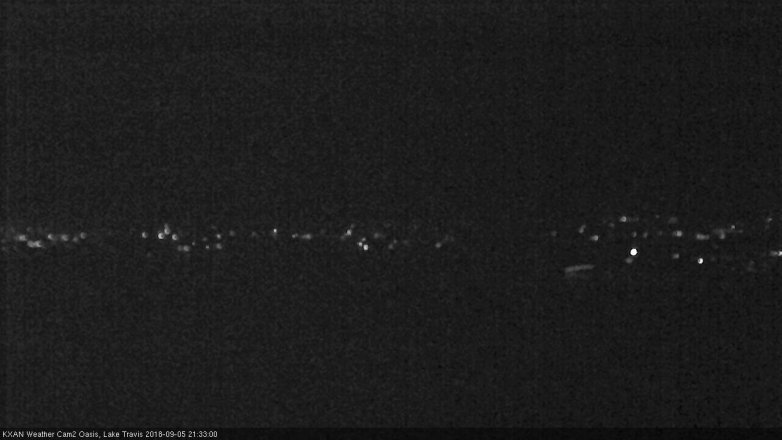 Lake Travis webcam, September 5, 2018 8:35 PM CT