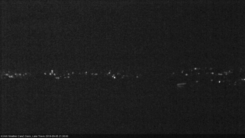 Lake Travis webcam, September 5, 2018 8:40 PM CT