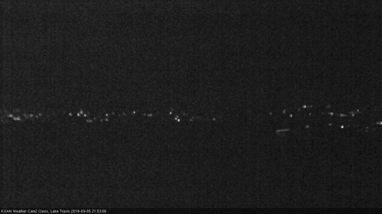 Lake Travis webcam, September 5, 2018 8:55 PM CT