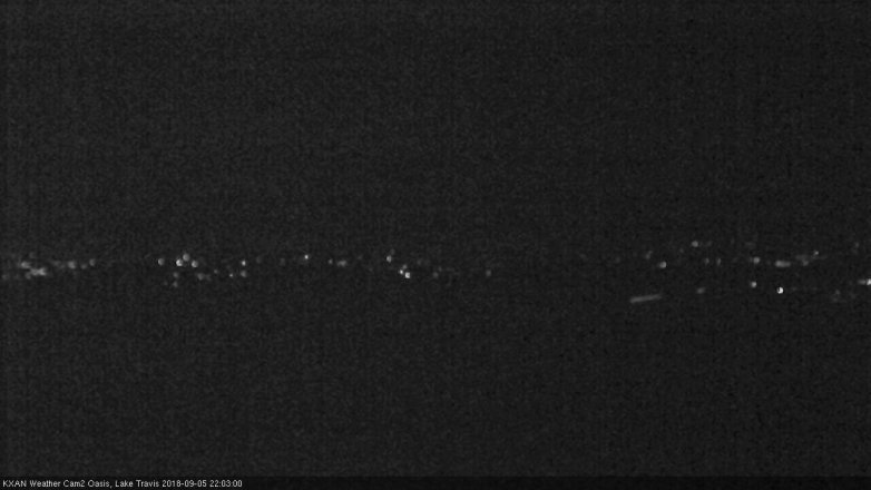 Lake Travis webcam, September 5, 2018 9:05 PM CT