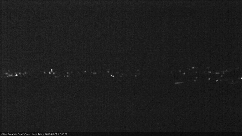 Lake Travis webcam, September 5, 2018 9:10 PM CT