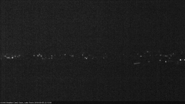 Lake Travis webcam, September 5, 2018 9:15 PM CT