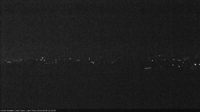 Lake Travis webcam, September 5, 2018 9:25 PM CT
