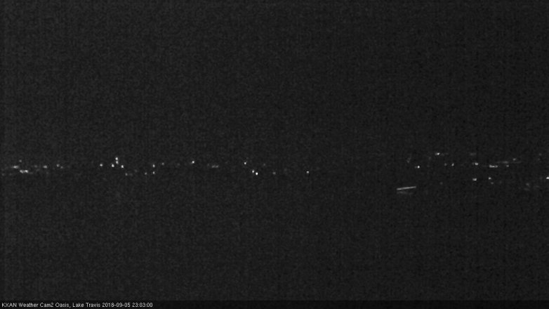Lake Travis webcam, September 5, 2018 10:05 PM CT