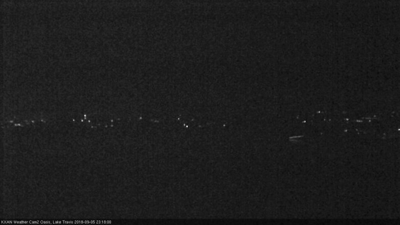 Lake Travis webcam, September 5, 2018 10:20 PM CT