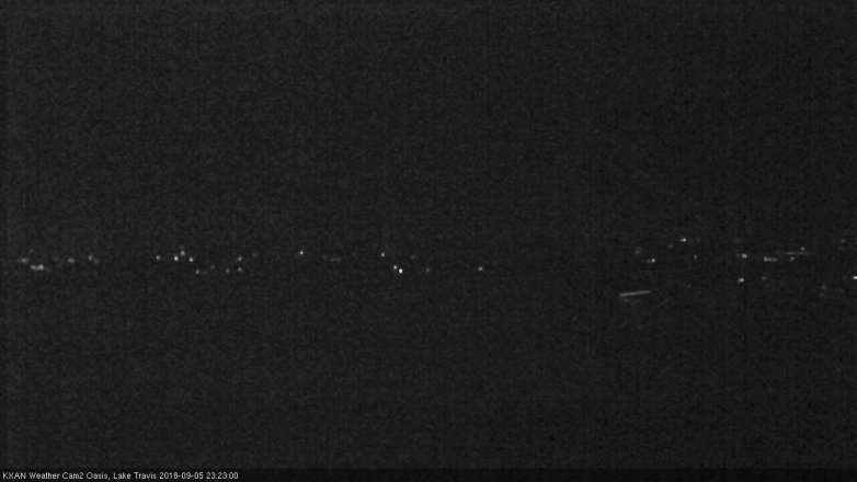 Lake Travis webcam, September 5, 2018 10:25 PM CT