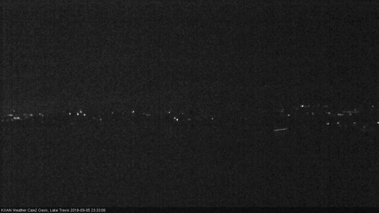 Lake Travis webcam, September 5, 2018 10:35 PM CT