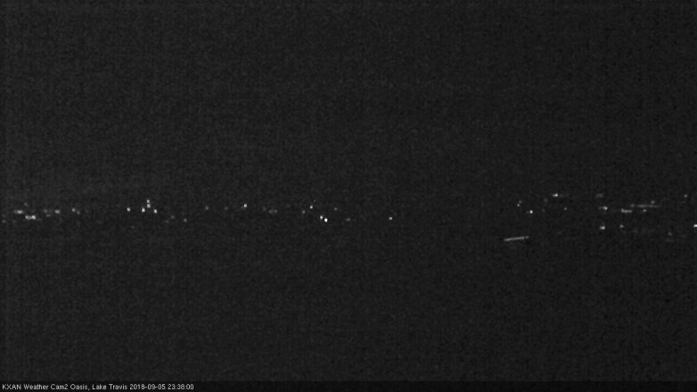 Lake Travis webcam, September 5, 2018 10:40 PM CT