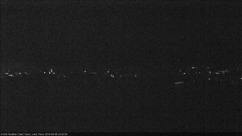 Lake Travis webcam, September 5, 2018 10:45 PM CT