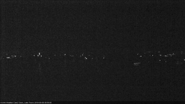 Lake Travis webcam, September 5, 2018 12:00 AM CT