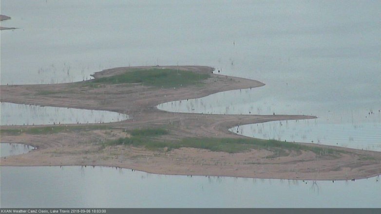 Lake Travis webcam, September 6, 2018 9:05 AM CT