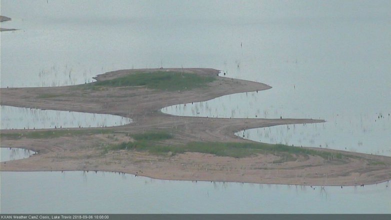 Lake Travis webcam, September 6, 2018 9:10 AM CT
