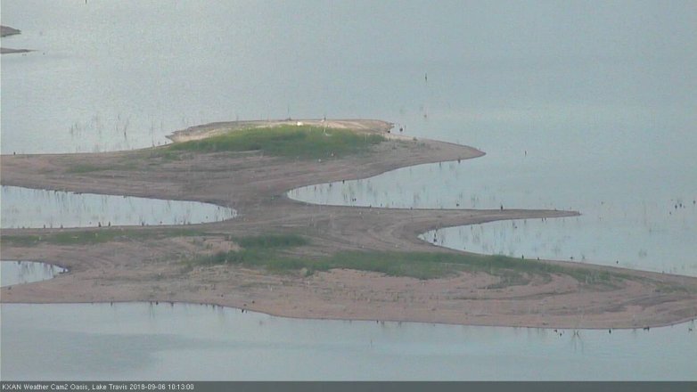 Lake Travis webcam, September 6, 2018 9:15 AM CT