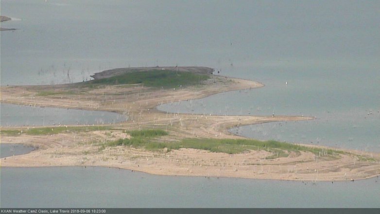 Lake Travis webcam, September 6, 2018 9:25 AM CT