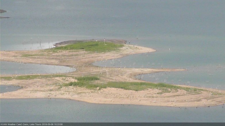 Lake Travis webcam, September 6, 2018 9:35 AM CT
