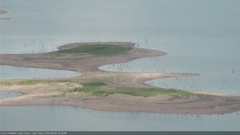 Lake Travis webcam, September 6, 2018 9:40 AM CT
