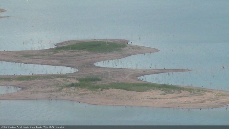 Lake Travis webcam, September 6, 2018 9:45 AM CT