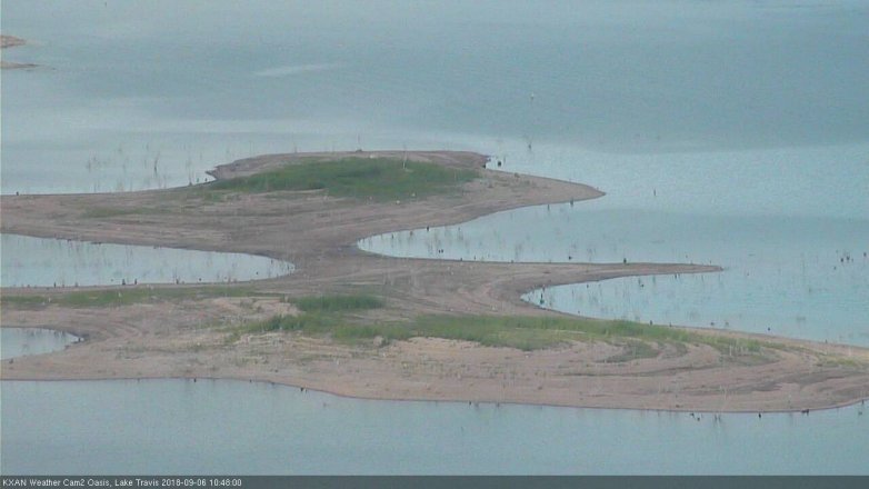 Lake Travis webcam, September 6, 2018 9:50 AM CT