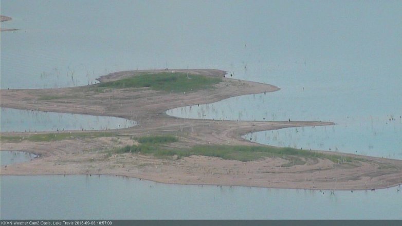 Lake Travis webcam, September 6, 2018 10:00 AM CT
