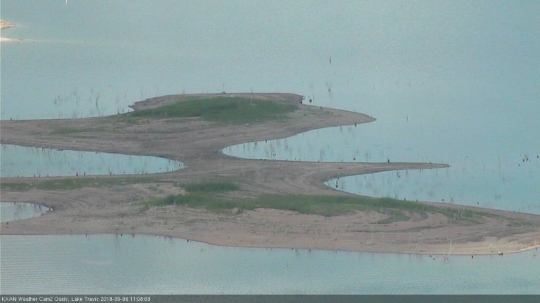 Lake Travis webcam, September 6, 2018 10:10 AM CT