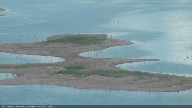 Lake Travis webcam, September 6, 2018 10:45 AM CT