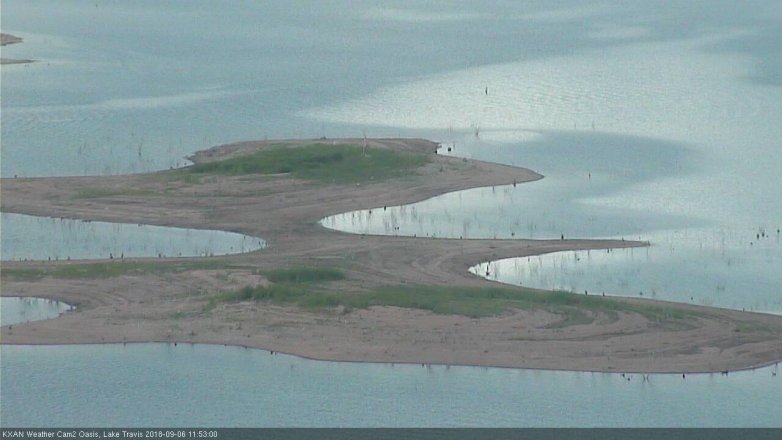 Lake Travis webcam, September 6, 2018 10:55 AM CT