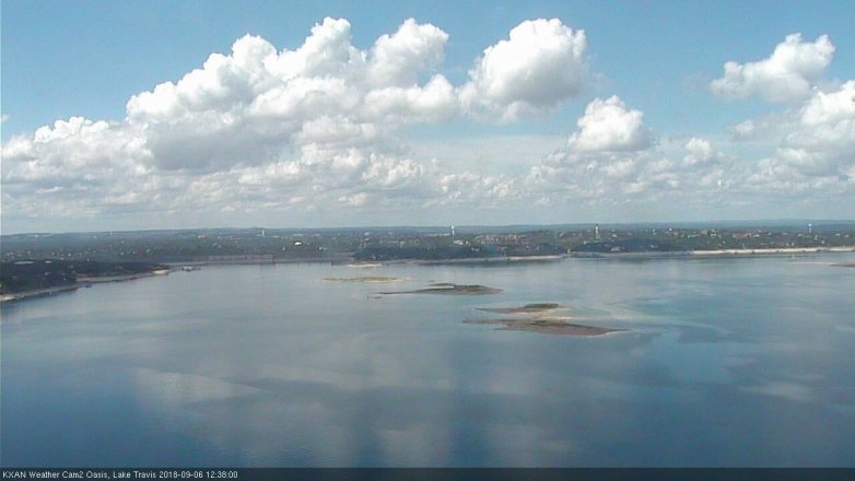 Lake Travis webcam, September 6, 2018 11:40 AM CT
