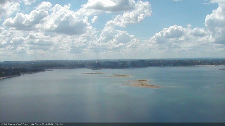 Lake Travis webcam, September 6, 2018 2:05 PM CT