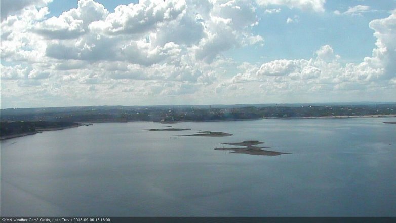 Lake Travis webcam, September 6, 2018 2:20 PM CT