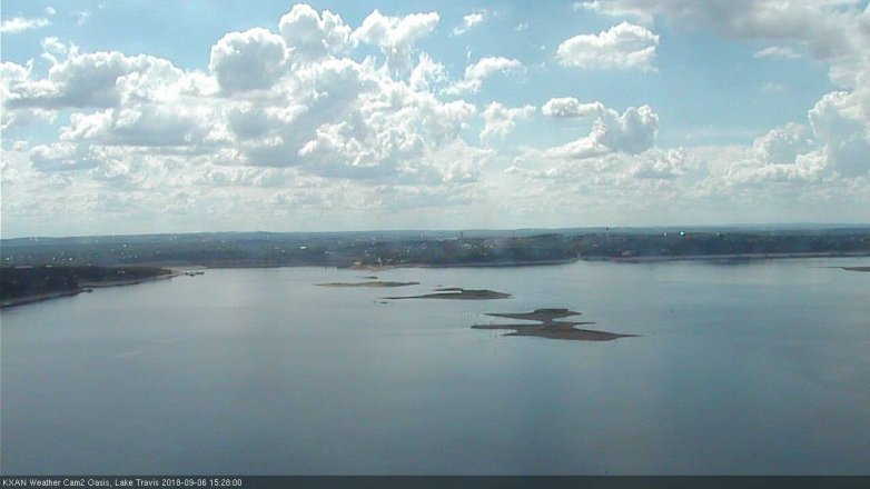 Lake Travis webcam, September 6, 2018 2:30 PM CT