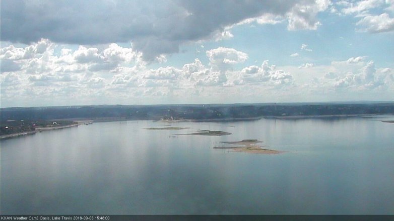 Lake Travis webcam, September 6, 2018 2:50 PM CT