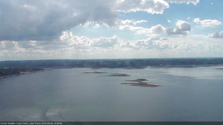 Lake Travis webcam, September 6, 2018 3:10 PM CT