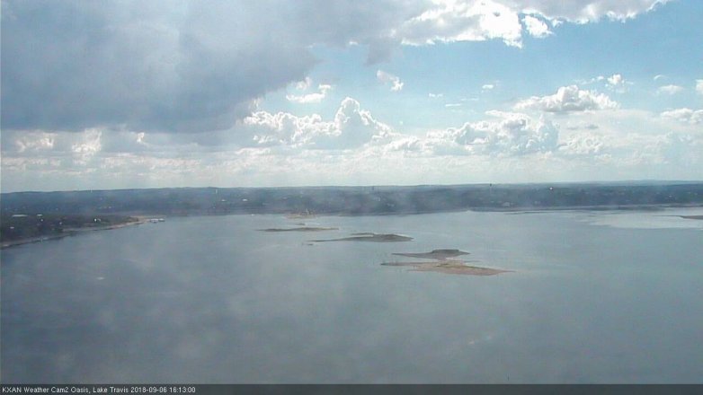Lake Travis webcam, September 6, 2018 3:15 PM CT