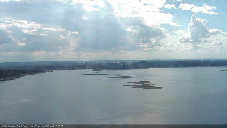 Lake Travis webcam, September 6, 2018 3:40 PM CT