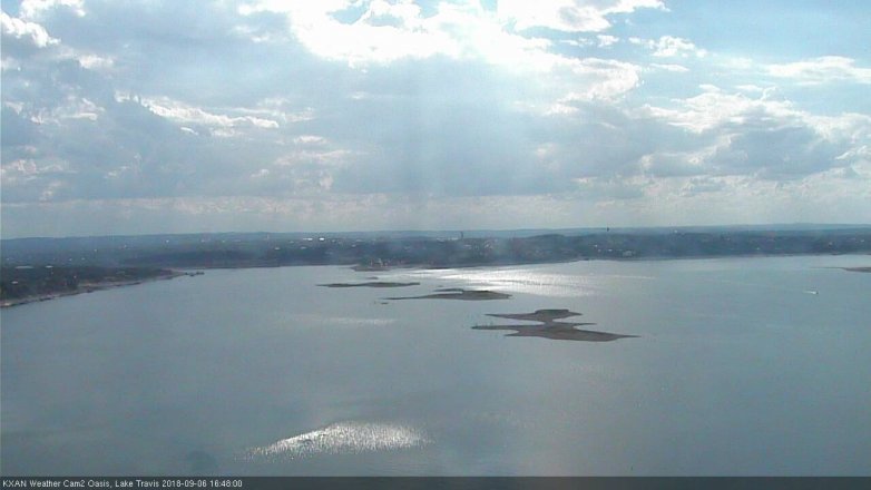 Lake Travis webcam, September 6, 2018 3:50 PM CT