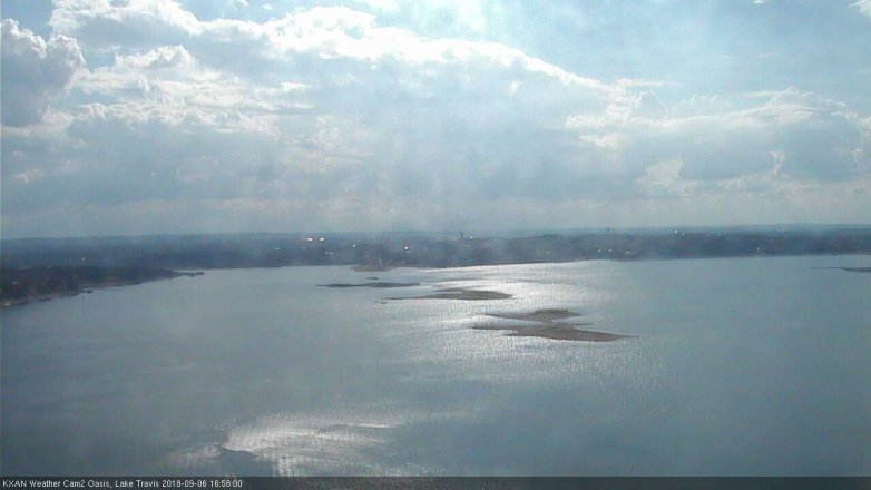 Lake Travis webcam, September 6, 2018 4:00 PM CT