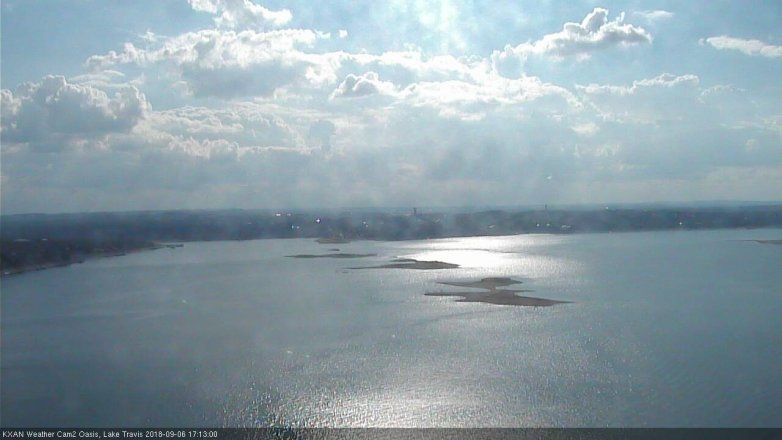 Lake Travis webcam, September 6, 2018 4:15 PM CT