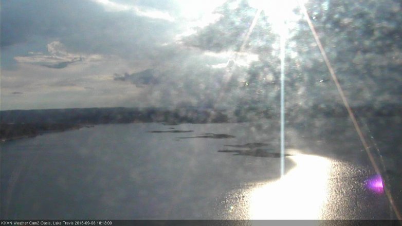 Lake Travis webcam, September 6, 2018 5:15 PM CT