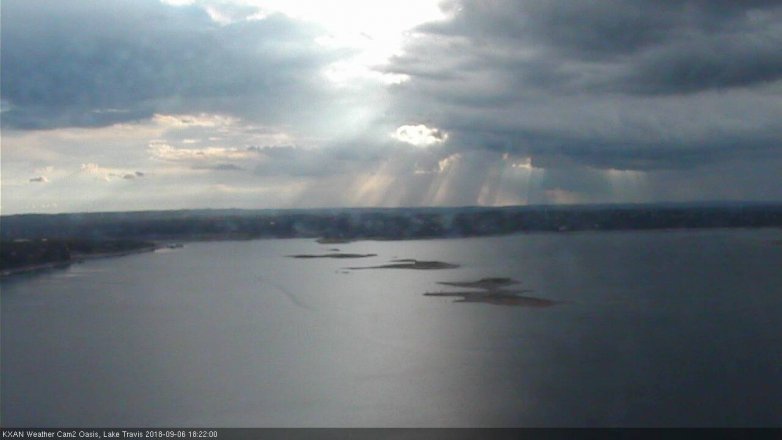 Lake Travis webcam, September 6, 2018 5:25 PM CT