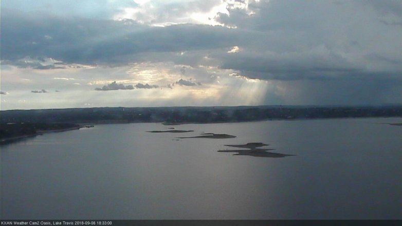 Lake Travis webcam, September 6, 2018 5:35 PM CT